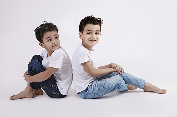 Campaign shoots with kids